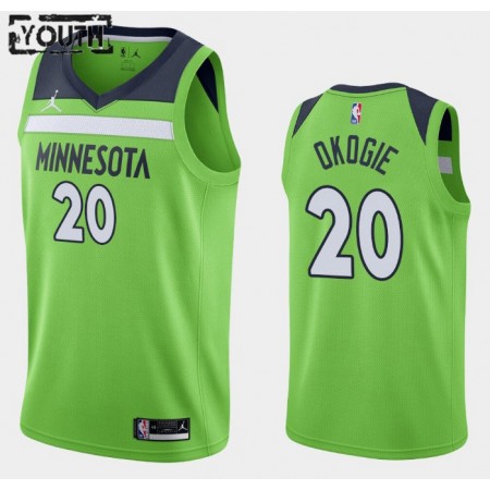 Maillot Basket Minnesota Timberwolves Josh Okogie 20 2020-21 Jordan Brand Statement Edition Swingman - Enfant